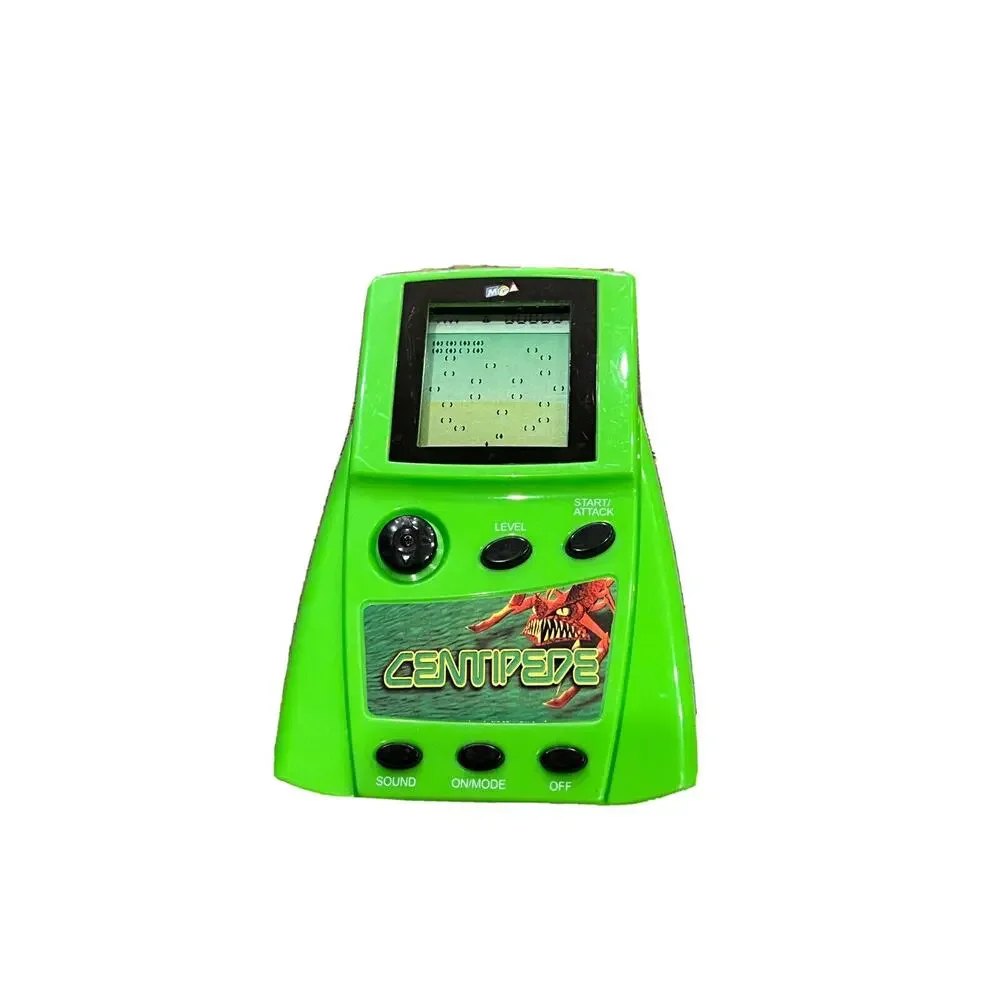 Centipede Green Handheld Game Classic Atari Arcade RadioShack Tested Works